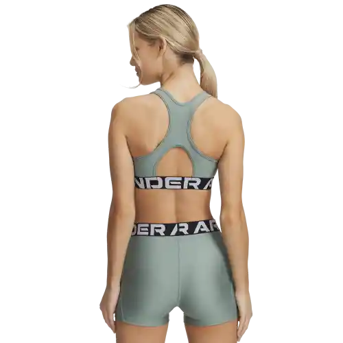 Under Armour Top Entrenamiento HG Mid Branded Mujer Verde T SM