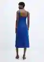 Vestido Liberty-H Azul Talla M Mujer Mango