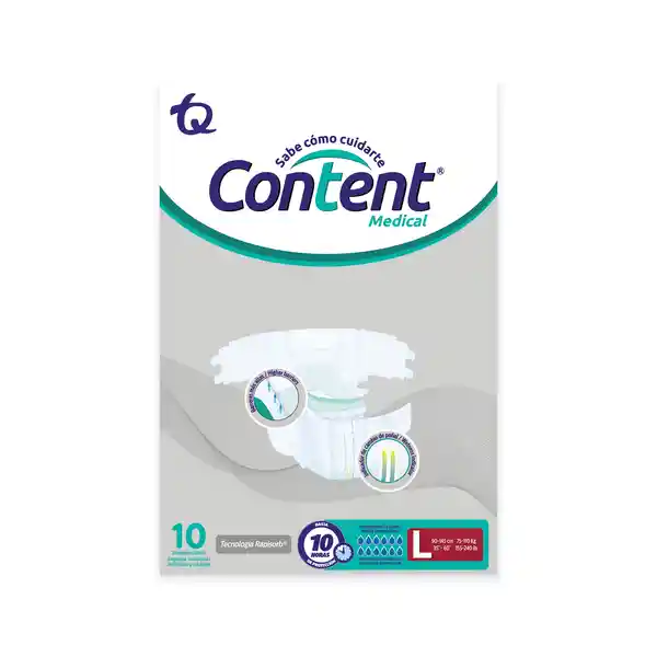 Content Medical Pañal Adulto Talla L