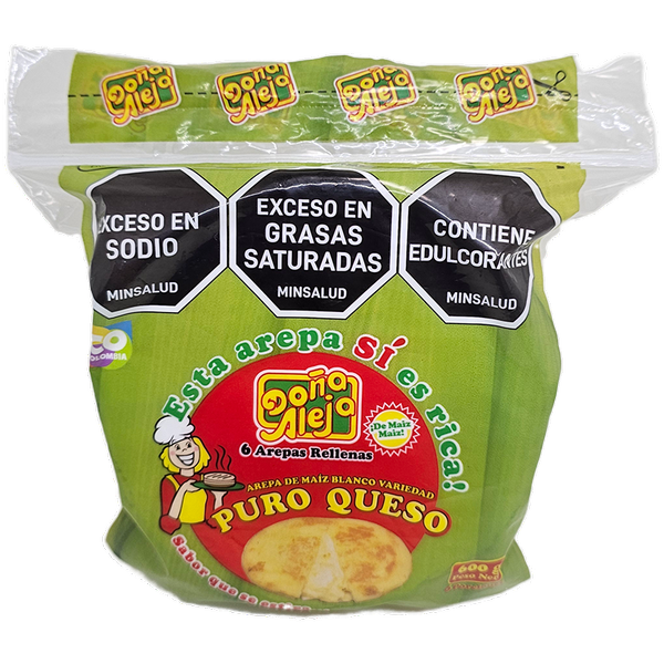 Dona Aleja Arepa Rellena Puroqueso 600 g