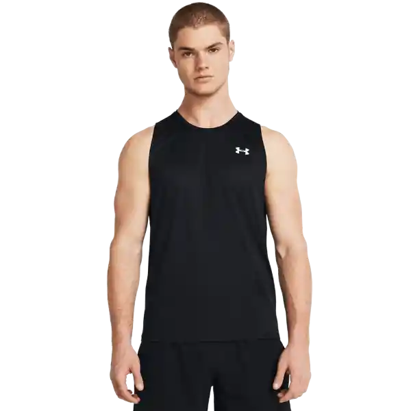 Under Armour Camiseta Tech Tank Entrenamiento Hombre Negro LG