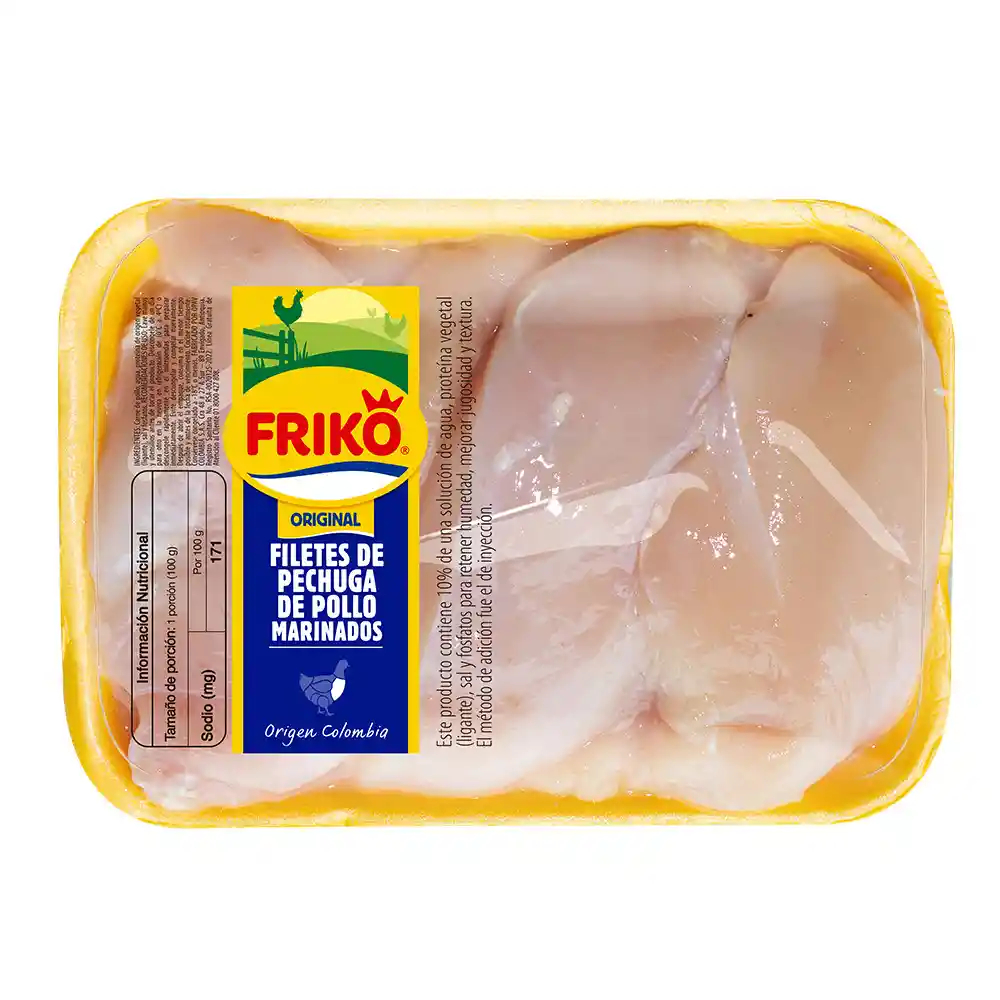 Filete de pechuga friko bandeja congelada