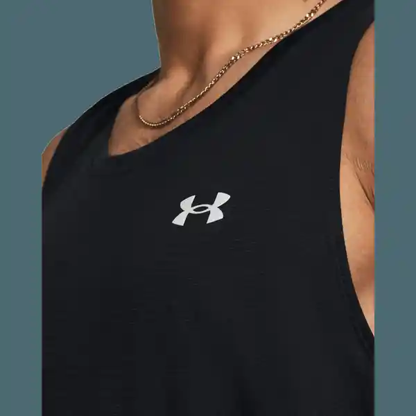 Under Armour Camiseta Streaker Hombre Negro LG Ref: 1382585-001