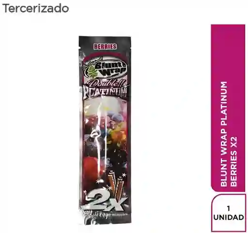 Blunt Wrap Papel de Fumar Platinum Berries