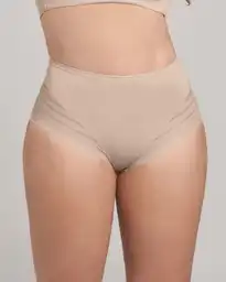 Panty Faja Clásico Con Control Suave De Abdomen Y Bandas De Tul 012903