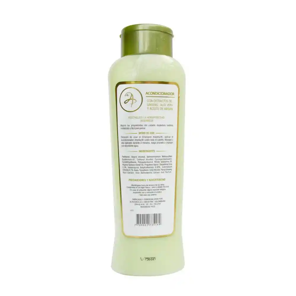  ANYELUZ Acondicionador Aloe Vera Y Aceite Argan 