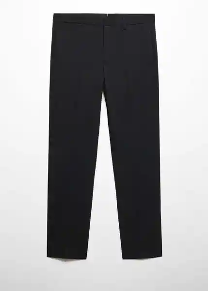 Pantalón Paulo Negro Talla 36 Hombre Mango