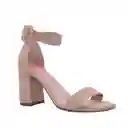 Sandalias Tacón Naia Nude Talla 34