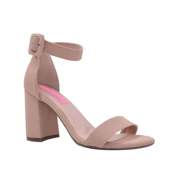 Sandalias Tacón Naia Nude Talla 34
