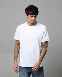Camiseta Hombre Blanco M 100G005_BLA110601 Rifle