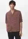 Camisa Chill Cereza Talla S Hombre Mango