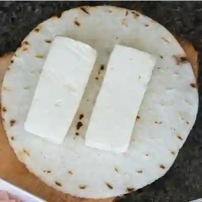 Arepa queso mantequilla