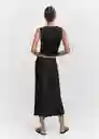 Top Taylor Negro Talla S Mujer Mango