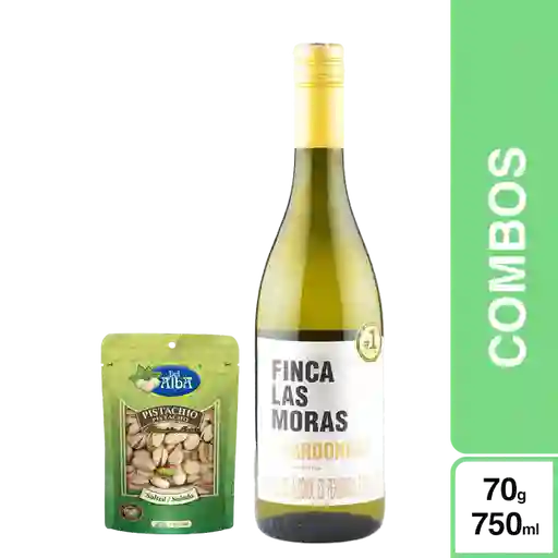 Combo 3 Finca Las Moras Vino Blanco Chardonnay + Del Alba