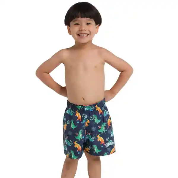 Short Bebé Masculino Dino Dive Squad Talla 6 Speedo