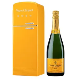 Veuve Clicquot Champagne Yellow Label Smeg Fridge