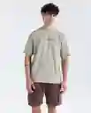 Camiseta Hombre Caqui Talla XL 849G008_CAQ150513 Americanino