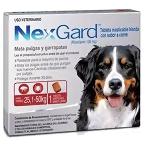 Nexgard Antipulgas Para Perros 25 a 50 Kg