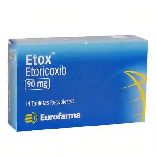 Etox Eurofarma Colombia 90 Mg 14 Tabletas