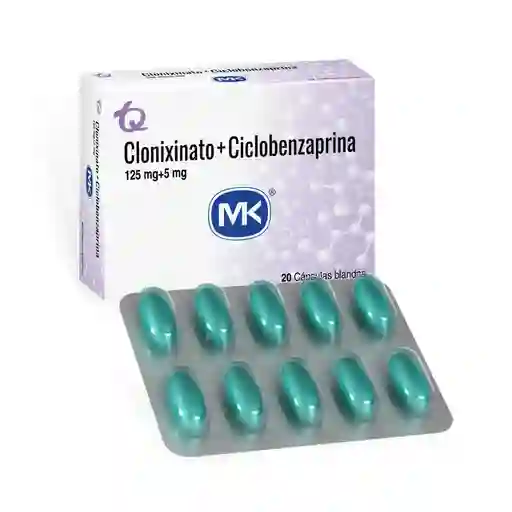 MK Clonixinato (125 mg) Ciclobenzaprina (5 mg)