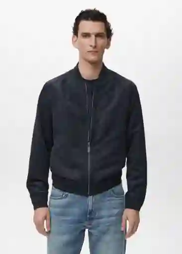 Chaqueta Bero Azul Noche Talla S Hombre Mango