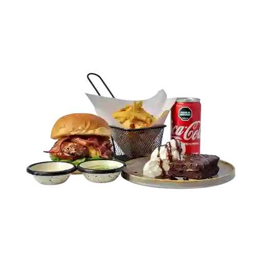 Combo Cheese & Bacon con Postre