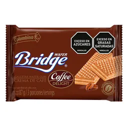 Bridge Galletas Wafer con Crema de Café Coffee Delight