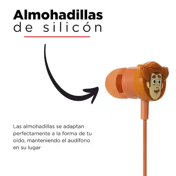 Miniso Audifonos Cable Woody Toy Story