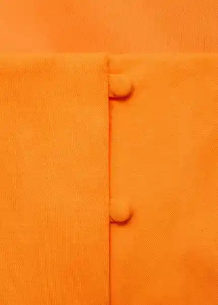 Top Evans Naranja Talla S Mujer Mango