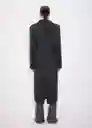 Abrigo Islandia Gris Talla XL Mujer Mango