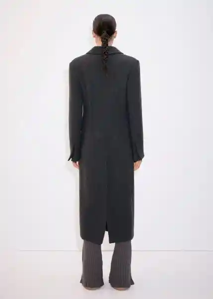 Abrigo Islandia Gris Talla XL Mujer Mango