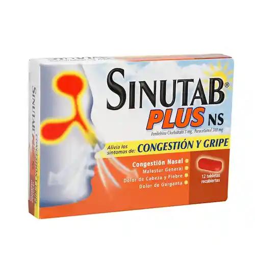 Sinutab Plus ns (5 mg / 500 mg)