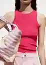 Top Karl Fucsia Talla S Mujer Mango