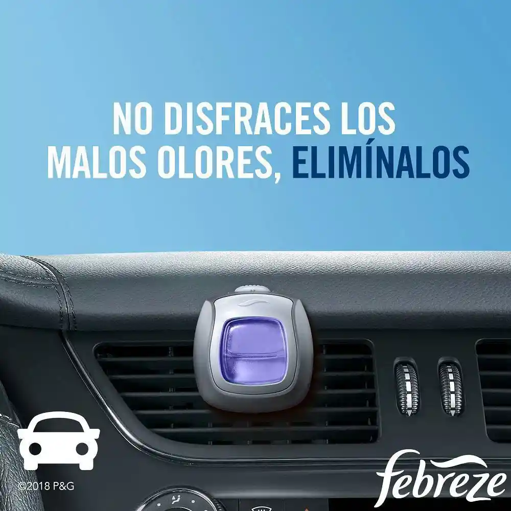 Febreze Ambientador Vent Clip Midnight Storm 2 mL