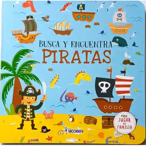 Libro Infantil de Actividades. Busca y Encuentra Piratas