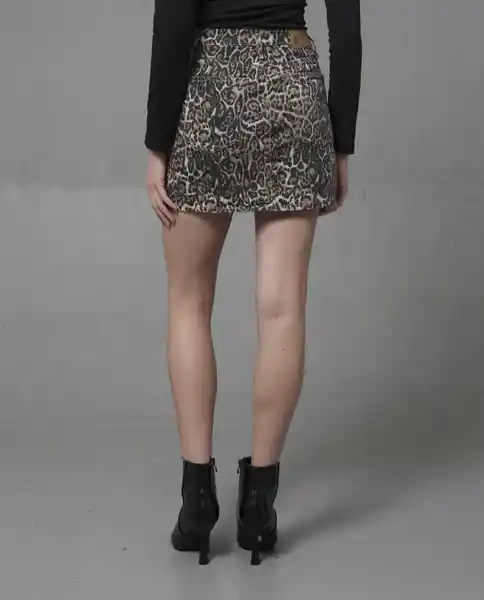 Falda Mujer Café Talla 8 249G001_CAF171320 Rifle