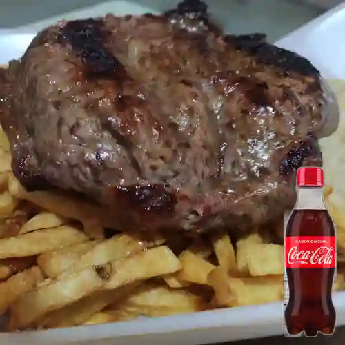 Churrasco 400 Gramos Arepa&Papa +Cocacola Org 200ml