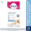 Bandas Cera Depilatoria Corporal Veet Pure Piel Sensible - 12 Bandas