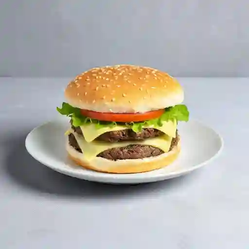 Hamburguesa Doble Carne Clásica