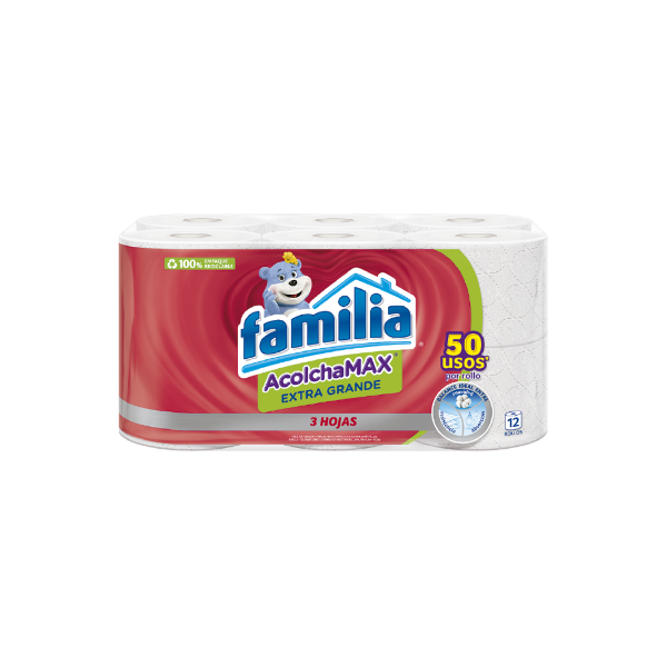 Familia Papel Higiénico Acolchamax Extra Grande 288m