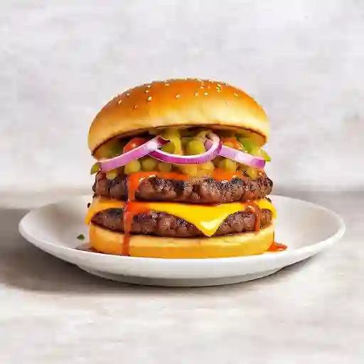 Hamburguesa la patrona