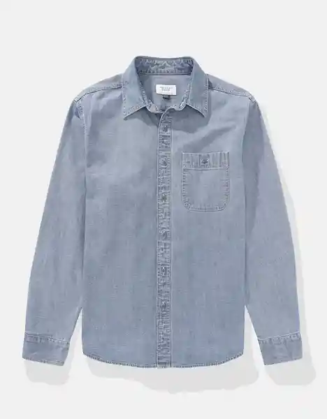 Camisa Hombre Azul Talla: MEDIUM 2608915 American Eagle