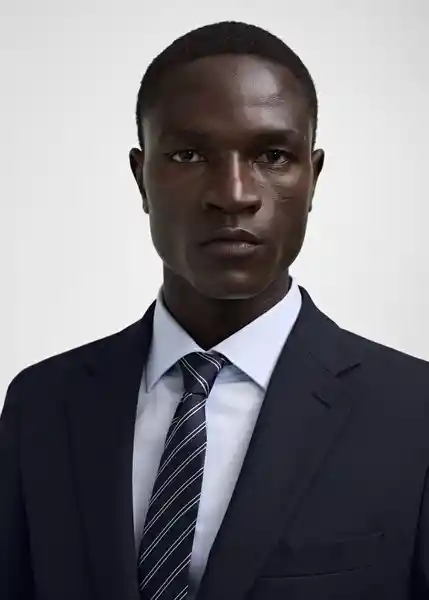 Blazer Americana Milan Navy Talla 46 Hombre Mango