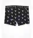 Bóxer Negro Talla Medium Hombre American Eagle