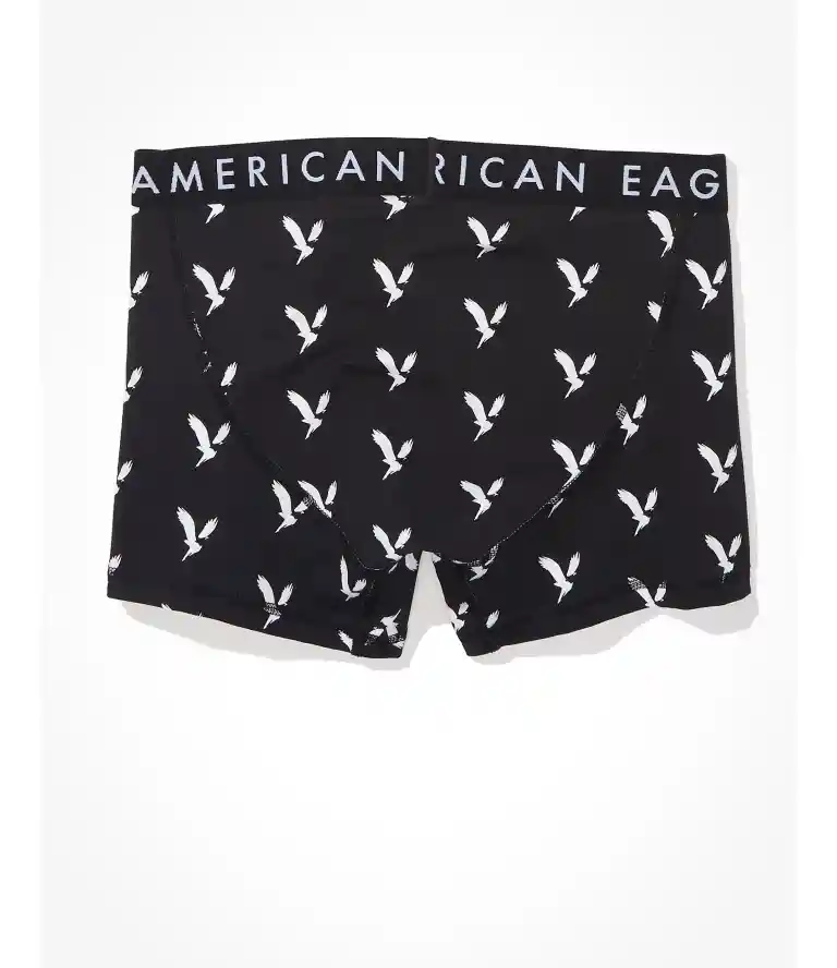 Bóxer Negro Talla Medium Hombre American Eagle