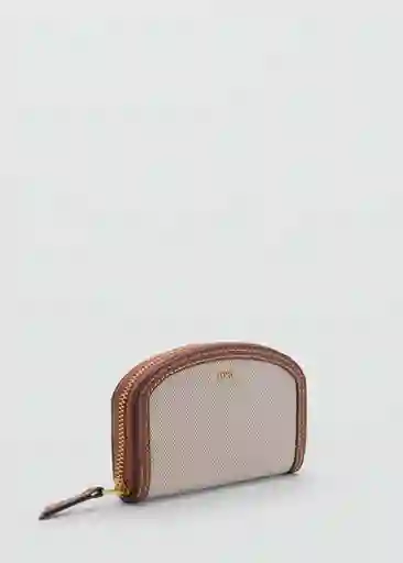 Billetera M Marais Cuero Talla 99 Mujer Mango