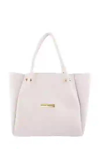 Bolso Dauphine Marfil Mercedes Campuzano