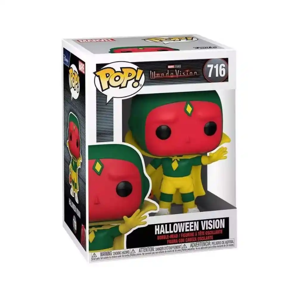 Funko Pop Figura Coleccionable Wanda Visión Halloween (716)3a+