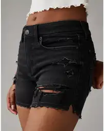 Short Mujer Negro Talla 0 American Eagle 13327782