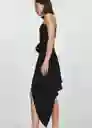 Vestido Gardenia Negro Talla M Mujer Mango